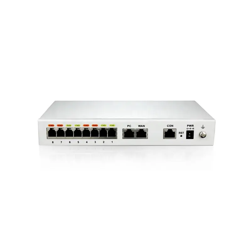 4FXS/8FXS VOIP gateway HX4E MX8A gateways are integrated VoIP-FoIP devices 2 4 or 8 FXS FXO ports VOIP IAD