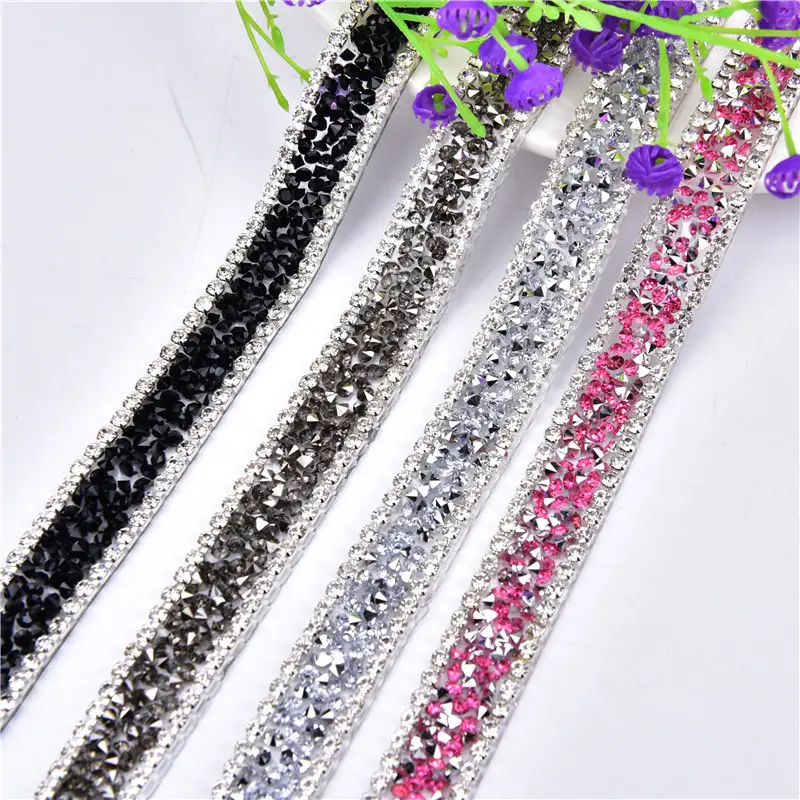 wedding crystal rhinestone banding trimming fancy bridal dress decorative trim,wedding cake decorative chain applique