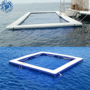 <span class=keywords><strong>Piscina</strong></span> Flotante Inflable para <span class=keywords><strong>Lago</strong></span>, Venta al por Mayor de Fábrica, <span class=keywords><strong>Piscina</strong></span> Anti-Medusas con Red de Protección para Yates - Product Image 4