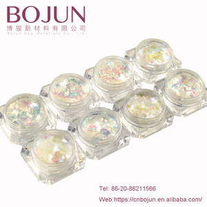 Bojun Nail <span class=keywords><strong>pigmet</strong></span> transparent arc-en-flake chrom caméléon ongles pigment poudre de perle - Product Image 5