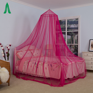 Suspendus <span class=keywords><strong>Parapluie</strong></span> Filles <span class=keywords><strong>Lit</strong></span> Rose Rouge Couleur Canopy Mosquito Net - Product Image 2
