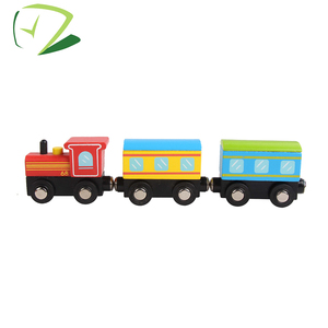 De madera de gran <span class=keywords><strong>tren</strong></span> de ferrocarril de 2 años - Product Image 3