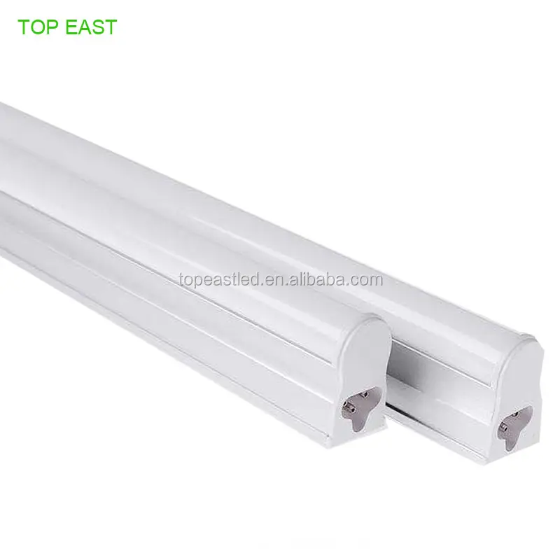 Watt başına 100 lümen 1200mm 4ft 18W SMD 2835 plastik T5 Led entegre floresan lamba