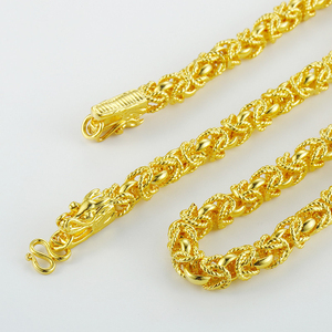 AN71202603 Xuping Perhiasan Kalung Lapis Emas <span class=keywords><strong>Saudi</strong></span> 24K Kalung India - Product Image 3