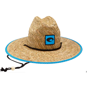 Chapeau de paille de surf avec doublure intérieure, type accessoire ruban et corde et type chapeau de paille sombrero - Product Image 1