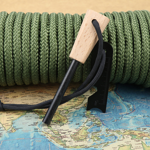 <span class=keywords><strong>Briquet</strong></span> bois d'extérieur en silex, <span class=keywords><strong>briquet</strong></span> en acier d'urgence, pour Camping et randonnée - Product Image 5