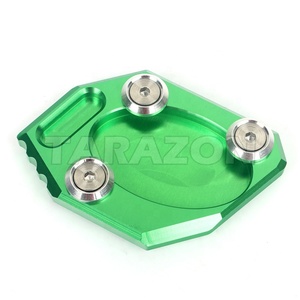 CNC pièces de rechange en aluminium anodisé <span class=keywords><strong>moto</strong></span> <span class=keywords><strong>béquille</strong></span> latérale pad plaque - Product Image 4