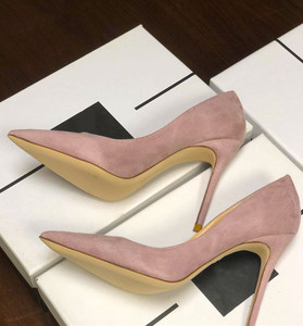 Scarpe eleganti classiche da donna con <span class=keywords><strong>tacchi</strong></span> <span class=keywords><strong>a</strong></span> <span class=keywords><strong>spillo</strong></span> Sexy in finta pelle scamosciata tinta unita da ufficio - Product Image 2