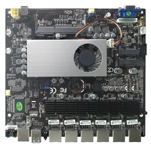 Intelligent Security 3865U motherboard Fanless 6 LAN Industrial Firewall Motherboard