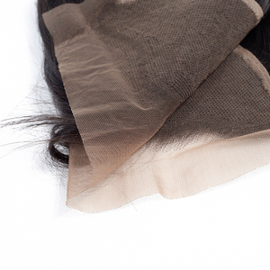 Trío de la onda del cuerpo indio cabello humano frontales de encaje 13X4 100% cutícula alineada pelo de la Virgen - Product Image 5