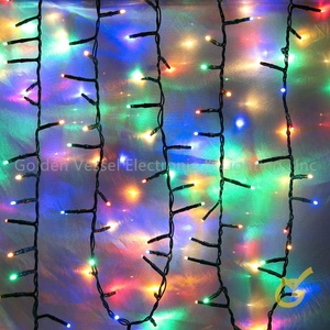 Bán buôn 13ft giáng sinh Ấm trắng LED Twinkle <span class=keywords><strong>Flash</strong></span> Firecracker hình dạng LED cụm chuỗi ánh Sáng Cây trang trí - Product Image 2