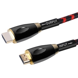 <span class=keywords><strong>3</strong></span> m 5 m 10 m 15 m 4 k 3D Coton Tressé 2.0 2160 p <span class=keywords><strong>HD</strong></span> hdmi Câble Avec ethernet Pour Projecteur LCD <span class=keywords><strong>Apple</strong></span> <span class=keywords><strong>TV</strong></span> - Product Image 3