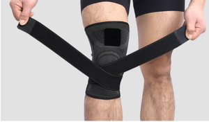 Sıcak satış elastik Flex atletizm örme diz sıkıştırma desteği kol sıkıştırma dizlik Brace - Product Image 3