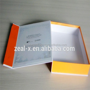 Boîte De Fabrication Or Et <span class=keywords><strong>Brun</strong></span> Livre Forme Boîte D'emballage De Cadeau De Noël - Product Image 4
