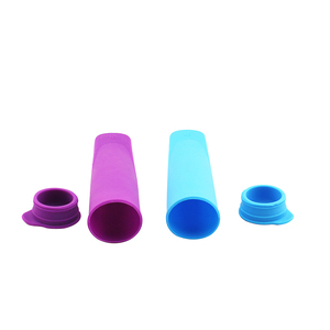 Moule à crème glacée en silicone avec couvercle, cube à luigi, logo personnalisé, long, plateau de remontage, pour popovni pop, vente en gros - Product Image 4