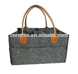2018 Tendance Fabricant De Stockage Organisateur <span class=keywords><strong>Gros</strong></span> <span class=keywords><strong>Feutre</strong></span> De Polyester Bébé Couche sac À Langer Sac - Product Image 3