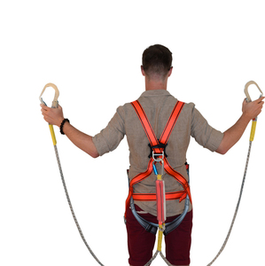 Có thể điều chỉnh bảo vệ mùa thu đầy đủ cơ thể <span class=keywords><strong>5</strong></span> điểm an toàn khai thác tùy chỉnh CE đôi dây buộc - Product Image 2