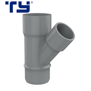 Usine De Haute Qualité <span class=keywords><strong>45</strong></span> Degrés <span class=keywords><strong>PVC</strong></span> Y Tee Raccord de Tuyau De Dérivation Tee Latérale - Product Image 2