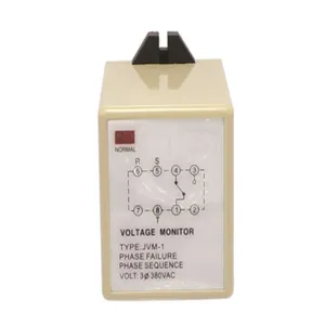 Miniature Product Three Phase AC380V/50Hz voltage unbalance JVM-1 Phase Failure Relay AC Sealed Relay