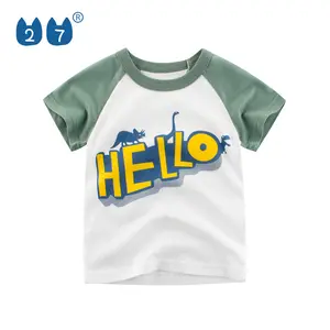 Commercio all'ingrosso di Cotone di Usura Dei Capretti Dei Ragazzi Dei Vestiti Indossare Ogni Giorno Casuale T Shirt - Product Image 1