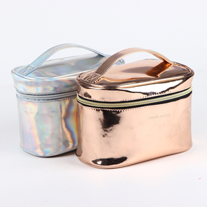 De moda de gran capacidad de la PU neceser cosmético, bolsa de <span class=keywords><strong>maquillaje</strong></span> con mango <span class=keywords><strong>para</strong></span> las <span class=keywords><strong>niñas</strong></span> y las mujeres - Product Image 1