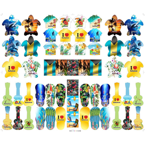 Bahamas souvenir llavero hermoso paisaje playa Acrílico clave anillo <span class=keywords><strong>de</strong></span> tortuga <span class=keywords><strong>de</strong></span> <span class=keywords><strong>mar</strong></span> forma - Product Image 1