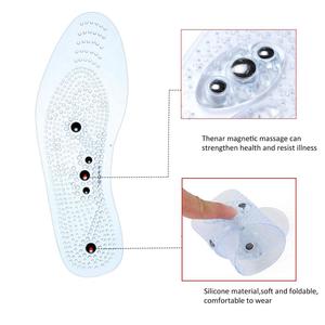 Amazon hot selling free cutting foot pain relief acupuncture therapeutic magnetic massage insoles shoe - Product Image 5
