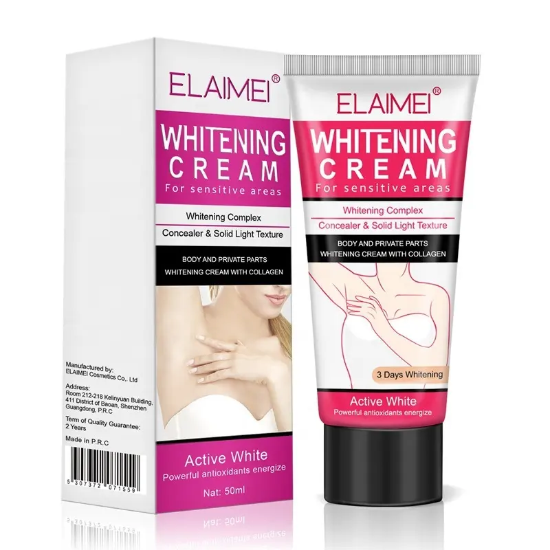 पर्सनल केयर त्वचा शरीर संवेदनशील क्षेत्रों के लिए चमकती सबसे अच्छा whitening क्रीम