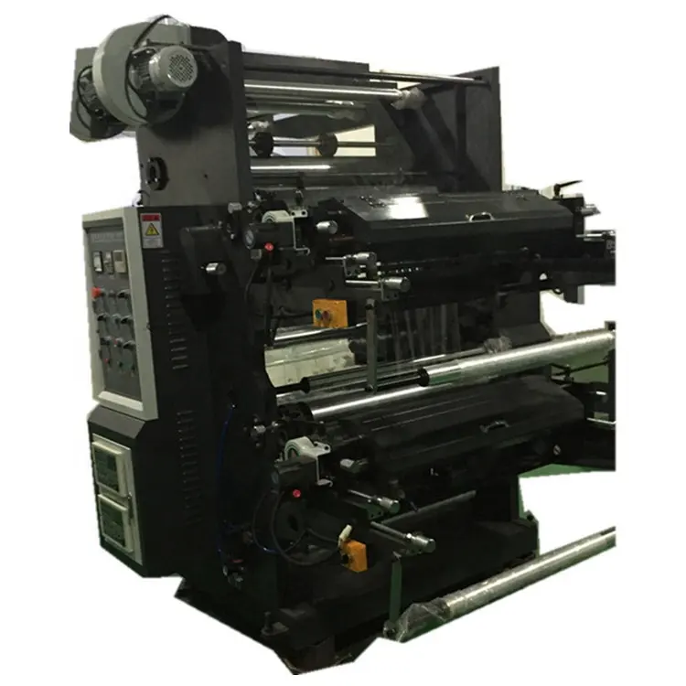 New Design Hdpe Ldpe Pe Nylon Plastic Poly Film Roll 4 Colour Flexographic Printing Machine With Great Price