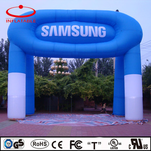 Nuevo diseño al aire libre gran cuatro piernas iluminación led azul <span class=keywords><strong>arco</strong></span> inflable - Product Image 4