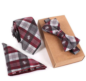 Ensemble <span class=keywords><strong>cravate</strong></span> pour homme, mouchoir Offre Spéciale, nœud papillon - Product Image 2