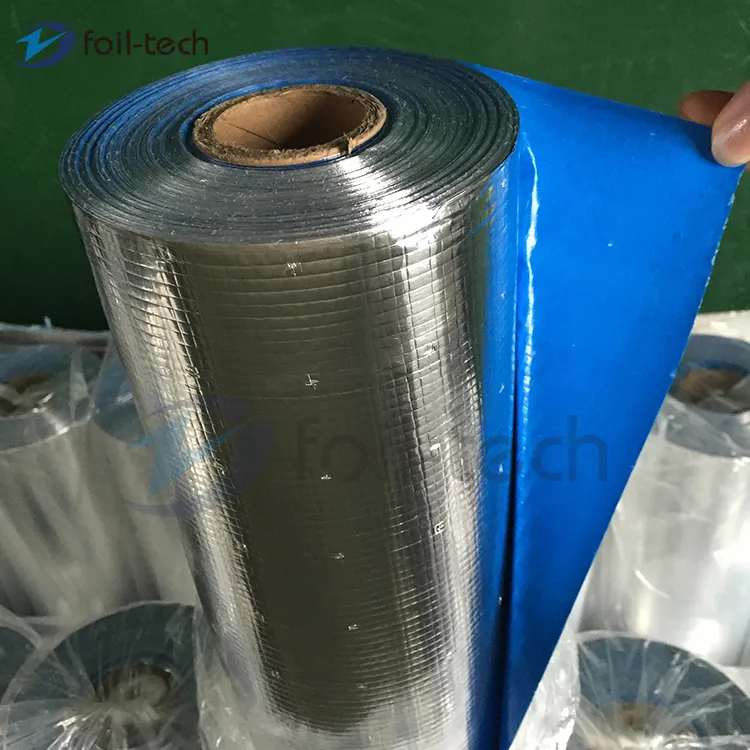 Heat-resistant aluminium foil coated woven fabric to laminate XPE