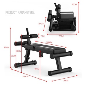 Wellshow Sport-Banco de pesas plegable, herramienta plana ajustable para gimnasio, banco para sentarse, mancuerna, Banco de levantamiento de pesas, ejercicio Abdominal - Product Image 5