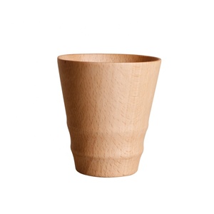 Junta de bambú creativa antideslizante, artesanías de madera de haya Natural, té, leche, taza de café - Product Image 1