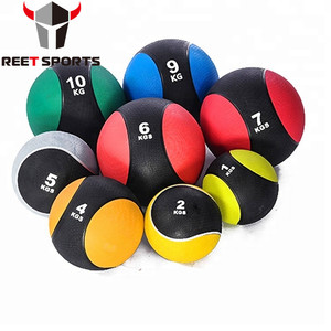 Pelota antideslizante de goma para Fitness, Bola de tonificación para ejercicio, pelota de entrenamiento pesada - Product Image 5