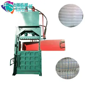 Máquina de prensado de balas de algodón hidráulico Vertical, empacadora de residuos de algodón para prensa de balas de algodón