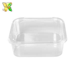 De alimentos de plástico contenedor de caja de comida caliente <span class=keywords><strong>para</strong></span> llevar cajas de plástico pet caja de comida con tapa - Product Image 1
