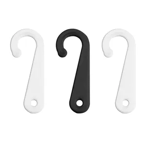 Clear Plastic J Shaped Sock Packaging Hook