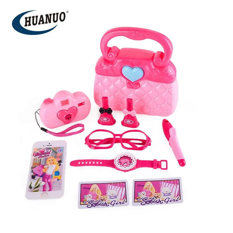 Gioco da ragazza abito da parrucchiere set di bellezza giocattolo kit di trucco in plastica vestire giocattolo per ragazza