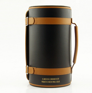 Hộp Rượu Hình Trụ Chất Lượng Cao Hộp Quà Tặng Rượu Vang Da Pu - Product Image 2