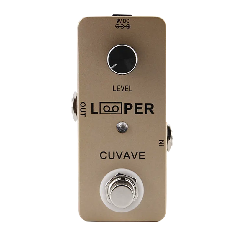 Cuvave MINI Looper Guitar Pedal Series 5 min Loop Electric Guitar Effect Pedal True Bypass Unlimited Overdubs Guitar Parts