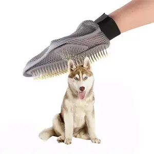 Pet Dog Cat Grooming Glover Brush Mitt for Long and Short Hair Pet Groomer Mitt Gentle Brush cleaning grooming sets