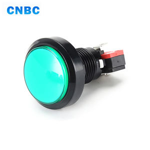 공장 16A 250VAC 24mm 게임 기계 아케이드 3 핀 누름단추식 전쟁 스위치 - Product Image 1