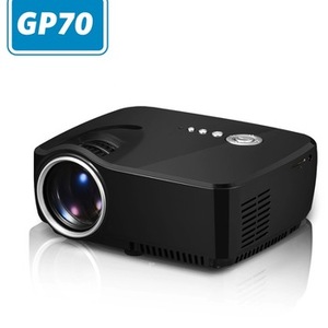 De alta calidad mini proyector de cine en casa GP70 con lente de vidrio adecuado para sala - Product Image 1
