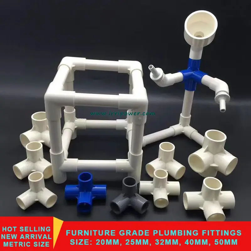 3D DIY 3 Cara Siku 4 Cara Pipa Silang Pas Membangun Tugas Berat Bingkai Rumah Kaca Konektor Mebel