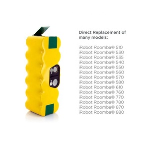 14.4V 3300mAh Ni-MH batterie de remplacement pour <span class=keywords><strong>roomba</strong></span> 500 série <span class=keywords><strong>aspirateur</strong></span> - Product Image 2