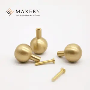 New Design Chinese Ball Shape Cabinet handle Solid Brass Kitchen drawer Handle wardrobe handle