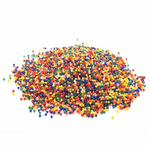데미 15 Colors Available 장식 하이드로 겔 결정 Round Expandable 물 Beads 대 한 총 무해한 총알