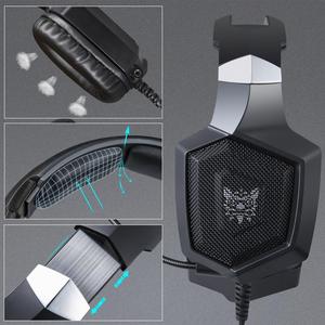 <span class=keywords><strong>ONIKUMA</strong></span> Auriculares Gaming Stereo <span class=keywords><strong>K8</strong></span> Auriculares de Diadema con microfono con 3.5 mm Jack Luz LED para PC AZUL - Product Image 6