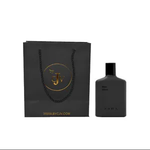 Özel Butik Parfüm Kağıt Torba Alışveriş Logo Baskılı Toptan Fantezi Konfeksiyon hediye çantası Halat Kolu ile Ayakkabı için Saç Gıda